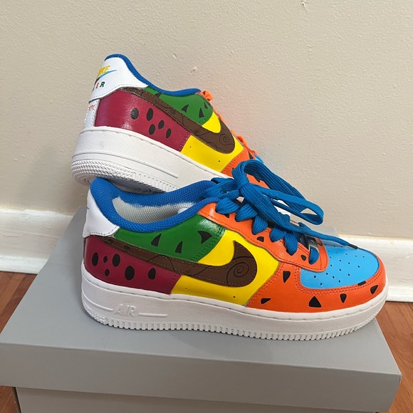 Nike Air Force 1 , custom shoes, size 6Y